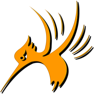 Flow Render Engine hummingbird logo